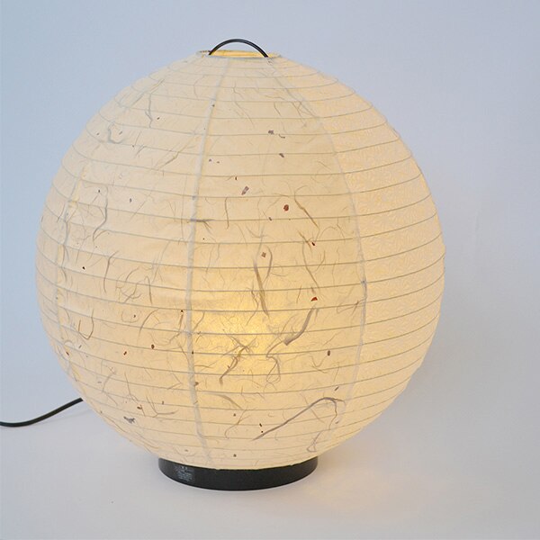 フロアライト 幅39x奥行39x高さ42.5cm maru マル 黒雲龍x麻葉白 B-539