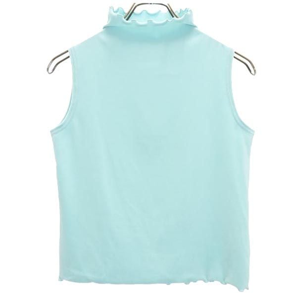 フォクシーニューヨーク 日本製 ノースリーブ カットソー 40 ブルー系 FOXEY NEW YORK レディース 6,445円