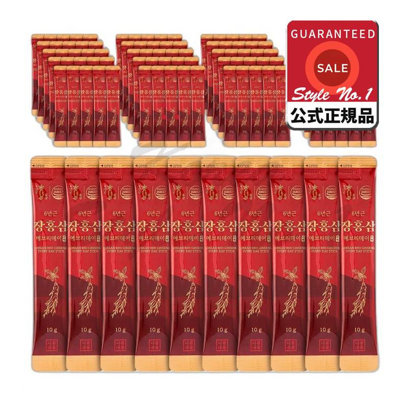 ニーボディボディ6年根チャンホンサムエブリデイ紅参スティック1.1kg 1セット