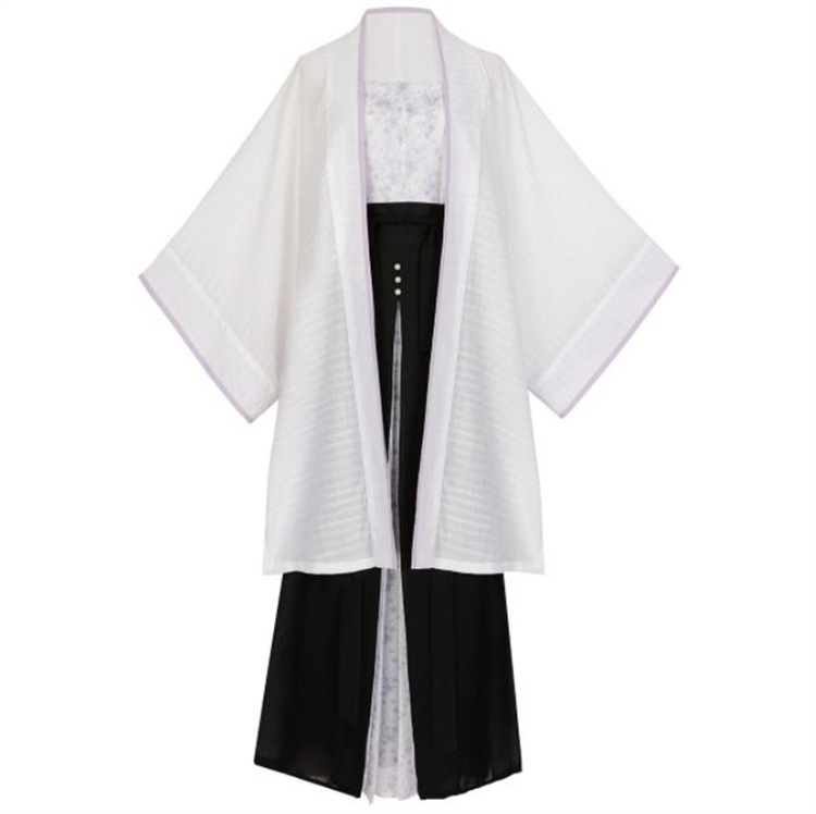 早い者勝ち コート トップス 肌にやさしい 気質 スリム オリジナルデザイン 改良漢服 中華風 ベアトップ ロングスカート 3点セット 春秋