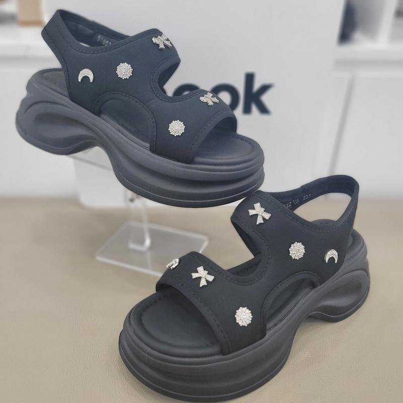 スタディジュエリーチャンキーサンダル6cm 522522_DJ