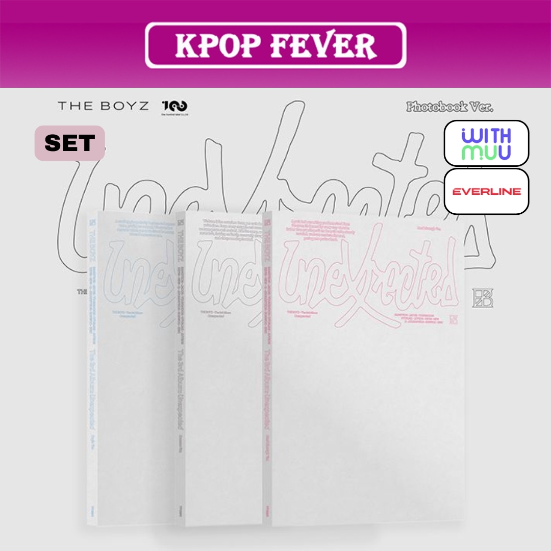 【 特典 】 THE BOYZ UNEXPECTED PHOTOBOOK ver. 3種セット 公式トレカ 3集フルアルバム ドボイズ 5,590円
