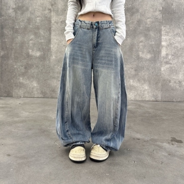 レディース パンツ ボトムス ワイドパンツ 丈長 フルレングス ワイド 裾ワイド ストリート ファスナー ポケット ボタン シンプル カジュアル おしゃれ かっこいい こなれ感 ラフ メンズライク