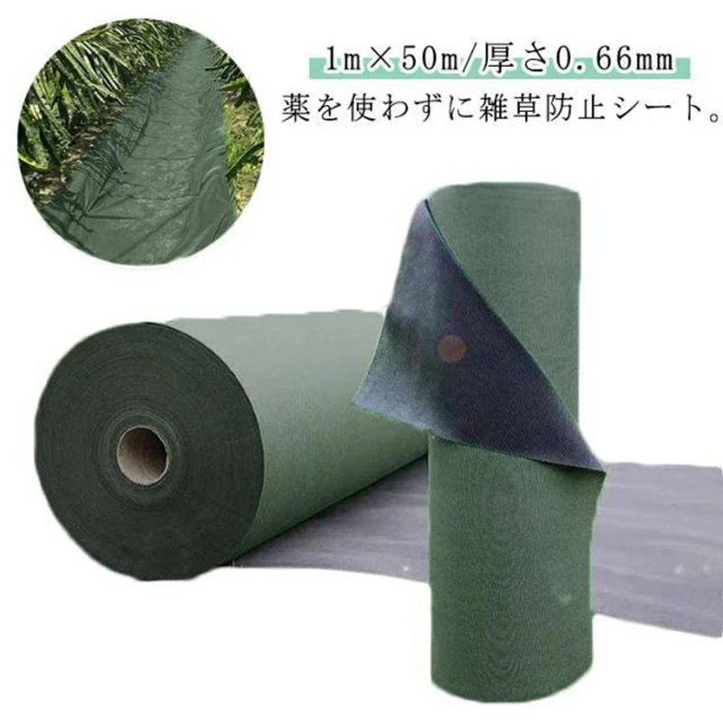 【新製品の特典】高耐久 240 ザバーン 除草シート 法面 1m×50m 厚手 0.66mm グリーン シート本体 強力タイプ 雑草防止 除草 砂利下シート 防草シー