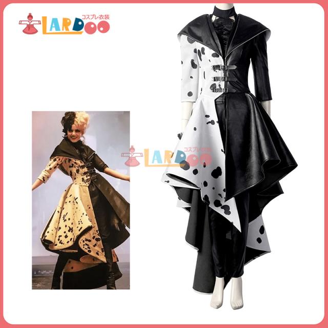 新タイプ追加 激安販売 クルエラ (映画) 悪役クルエラ・ド・ヴィル Cruella De Vil Cruella コスプレ コスチューム[4711]