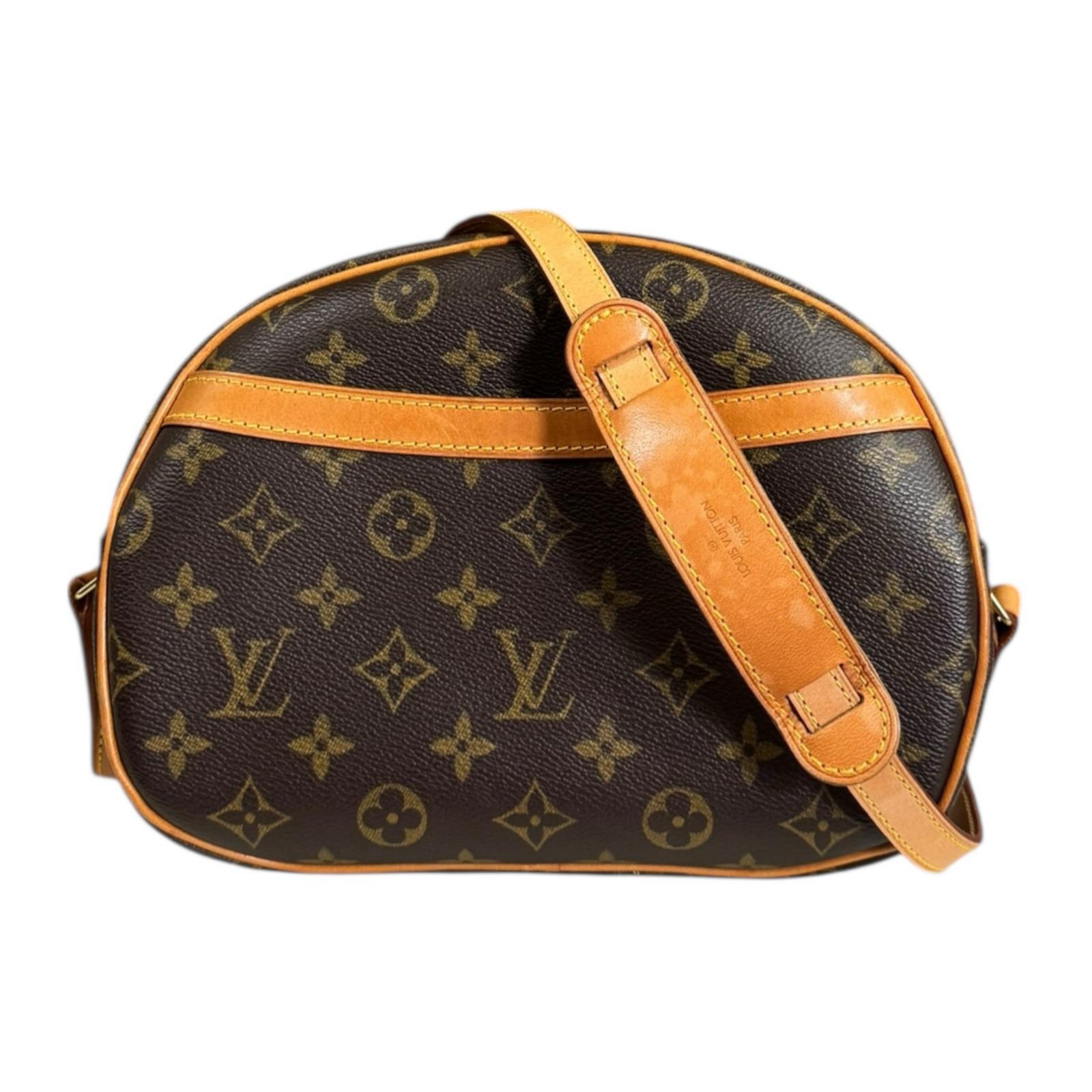ルイヴィトン ブロワ モノグラム ショルダーバッグ モノグラムキャンバス M51221 ブラウン LOUIS VUITTON 中古
