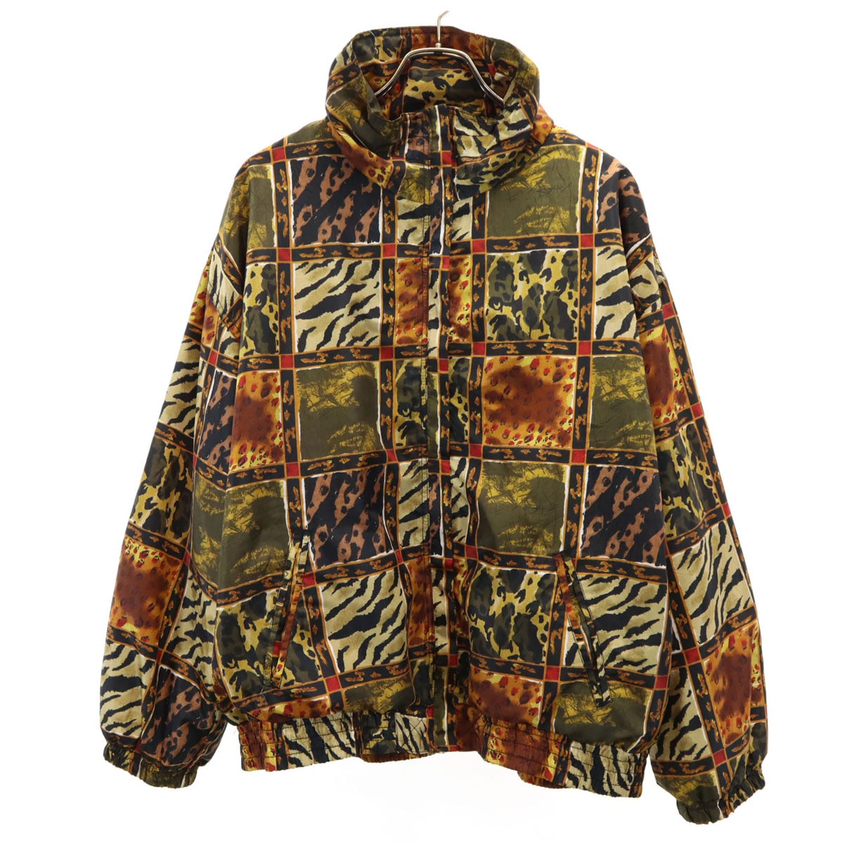 PVR 90s 00s オールド 総柄 ブルゾン XL レディース 古着