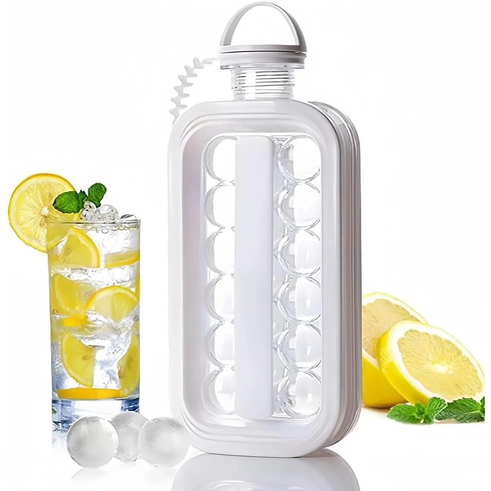 【1つ買うと10つ無料】折りたたみアイスボールメーカー 製氷用の2-in-1ポータブルケトル 丸い製氷皿 17の大容量 丸い氷を作る製氷器 家庭用 屋外 便利で漏れ防止 製氷設備 18,058円