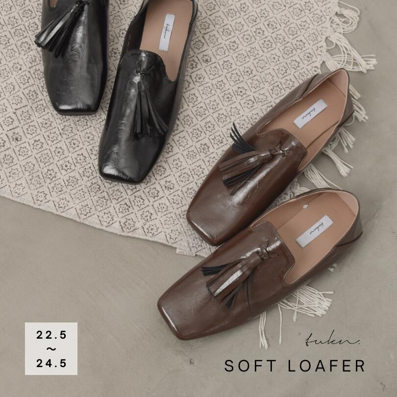 で 6,660円 タッセル シューズ ローファー バブーシュ ローヒール フラット レディース スクエアトゥ パンプス マニッシュ ぺたんこ 大人 歩きやすい 柔らかい 痛くない きれいめ おしゃれ