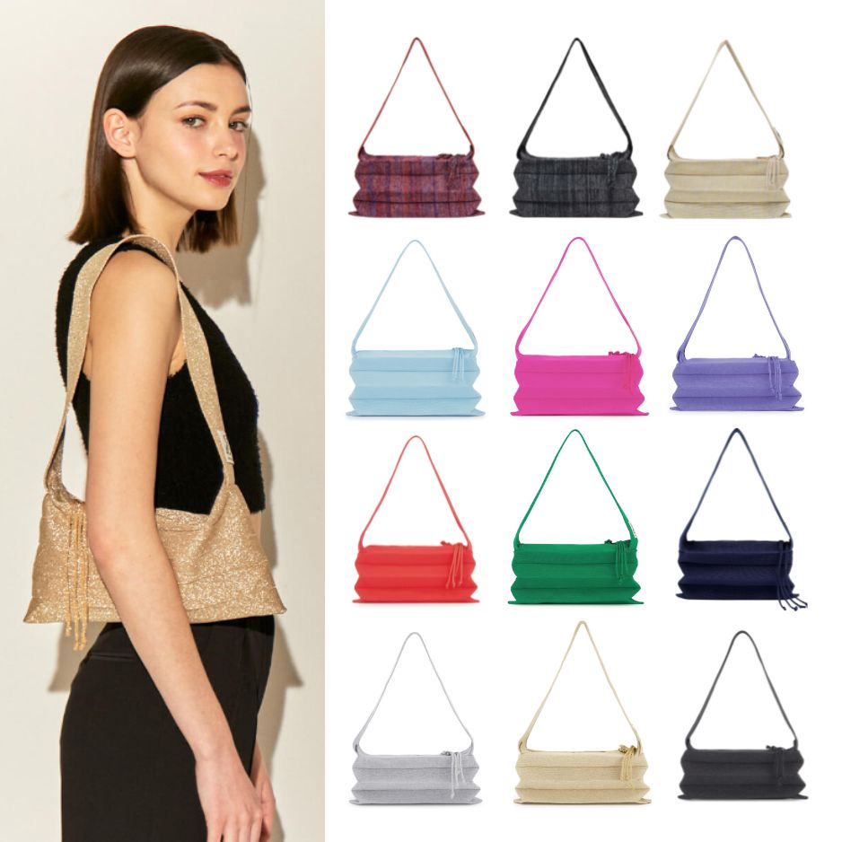 Joseph&StaceyラッキープリーツニートショルダーLucky Pleats Knit Shoulder : 韓国正規品