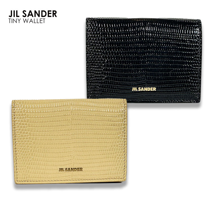 【2024年春夏新作】J07UI0011 P6399 TINY WALLET 財布 3つ折り財布 レザー ミニ財布 ロゴ