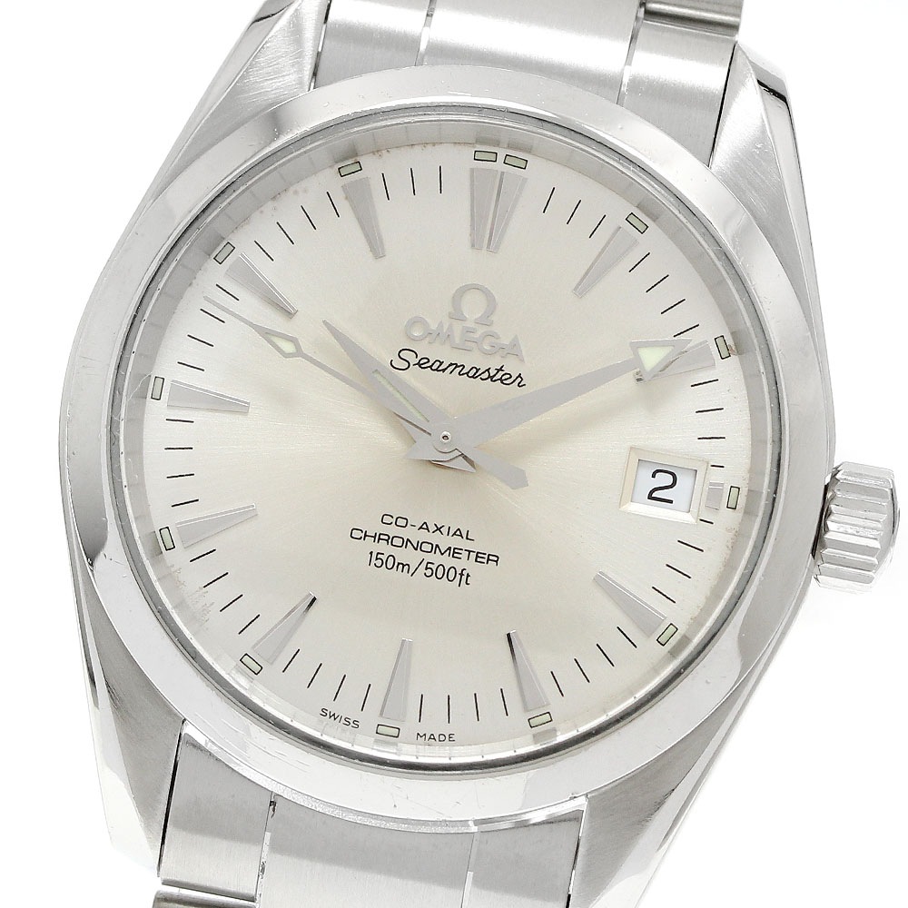 オメガ OMEGA 2504.30 シーマスター アクアテラ コーアクシャル 自動巻き ボーイズ _947309【中古】