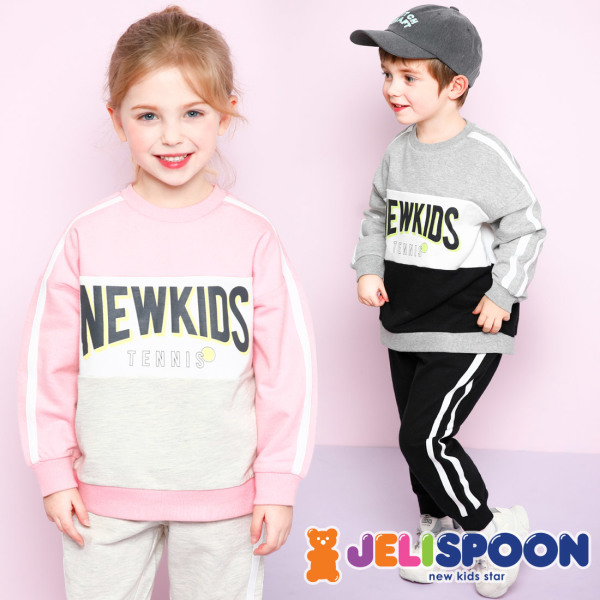 テニスカラーブロック上下セット/子供服