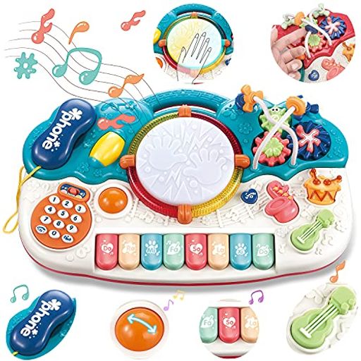 有名ブランド 幼児 赤ちゃん ピアノ鍵盤楽器の玩具 多機能 子供 音楽
