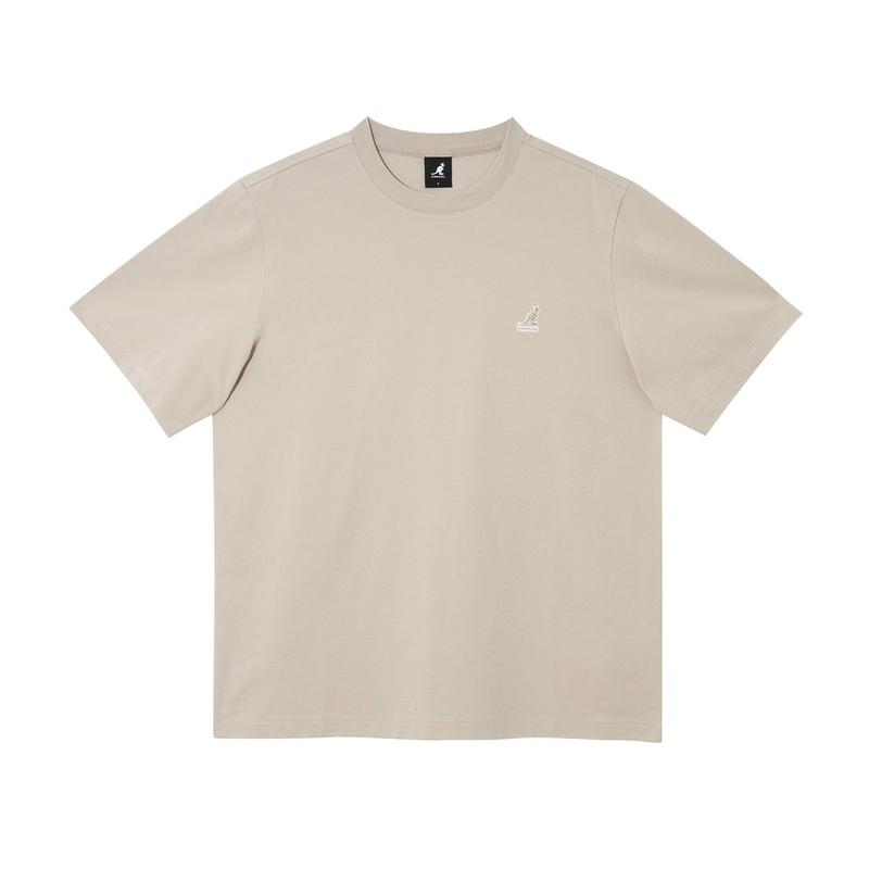 トロピカルグラフィックTシャツ2829ライトベージュ