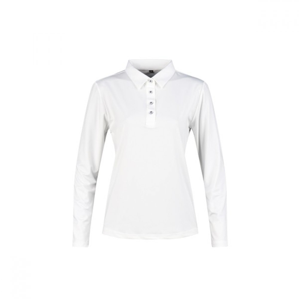 [ラックスゴルフ] ラックスゴルフベネストレディースパフォーマンステンションカラーロングスリーブ T シャツ NBE5S602W