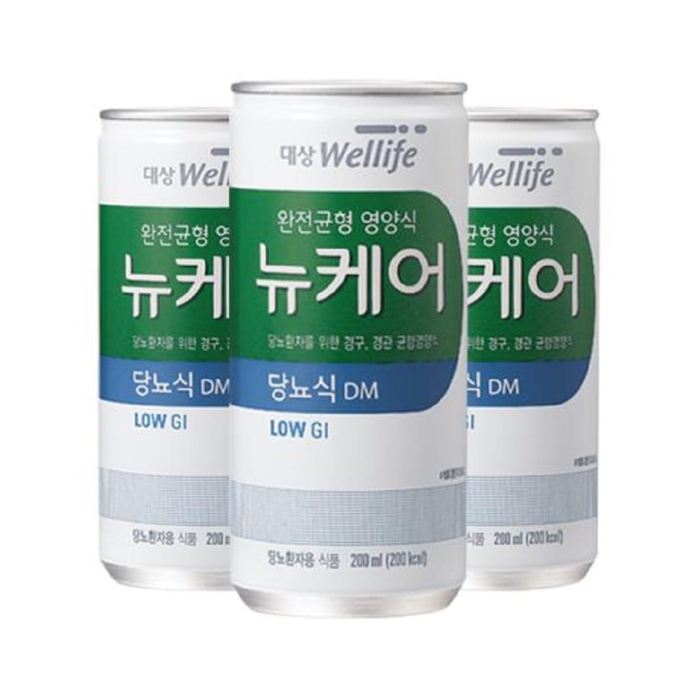 韓国-KMEAL-デサンウェライフ ニューケア 糖尿病食 (200ml x 30缶) バランス 栄養食 バラン食 簡単代わり