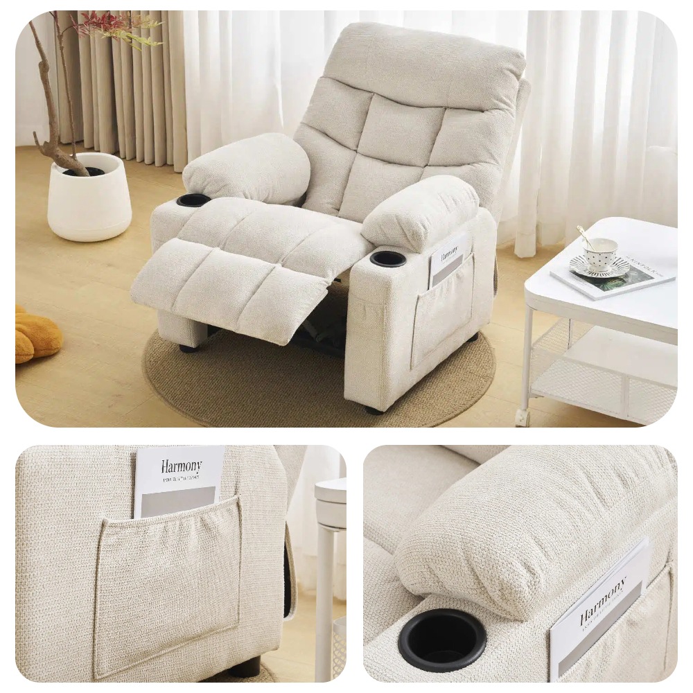 【国内発送,送.料無料】2人掛けソファベッド 組立て不要 Beige + Polyurethane + 2 Seat コンパクト ローソファ 1人暮らし マルチに使える クッション付き 座椅子 1人掛