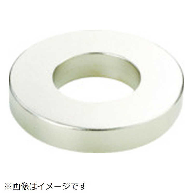 トラスコ中山　ネオジム磁石 外径10mmX穴径6mmX厚10mm 10個入　TN106RA10P