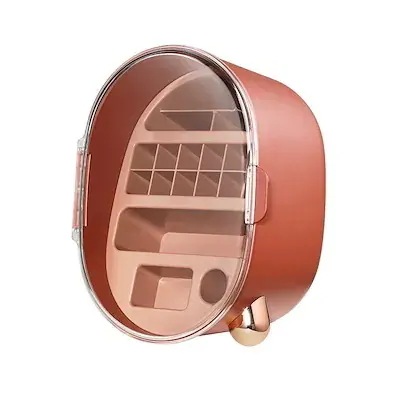 軽奢風メーキャップツール収納ケースド音防塵リップスティックアイブロウリップスティック収納ケースアイデ