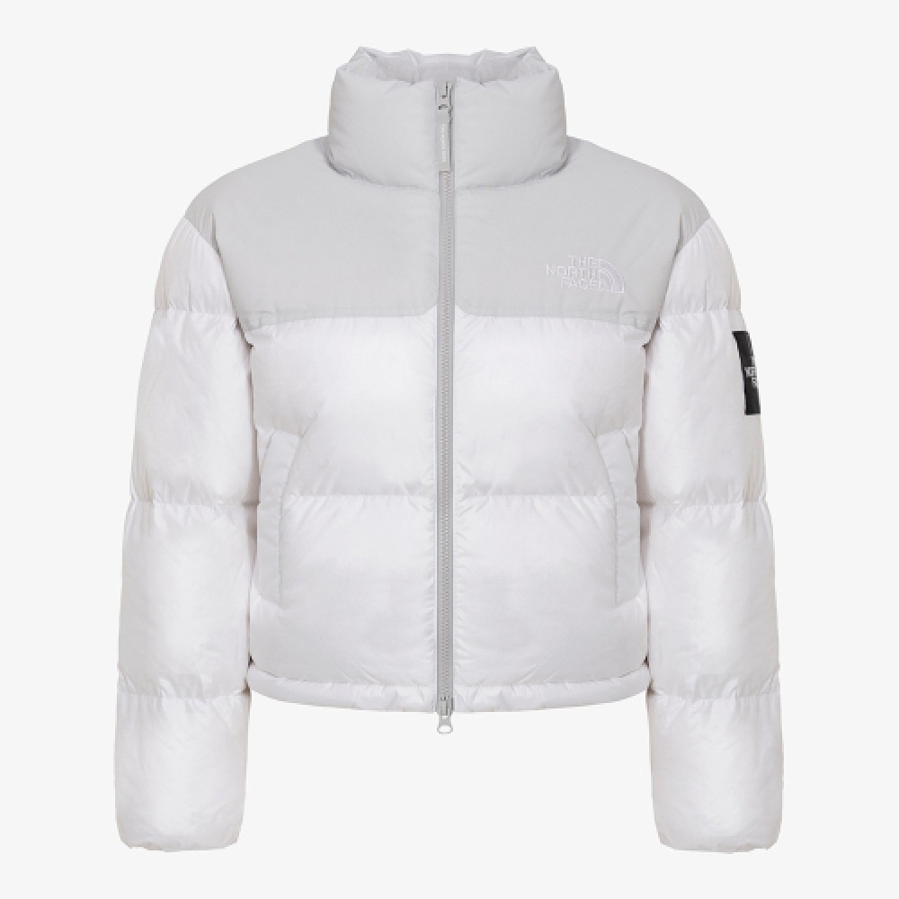 ザ・ノース・フェイス NJ1DQ85K ホワイトレーベル女性用ノベルティナップ RDSダウンジャケット_ホワイト