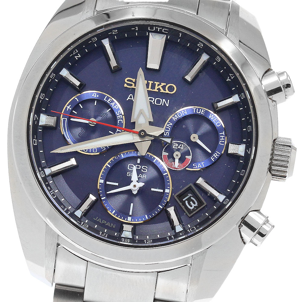 セイコー SEIKO SBXC115/5X53-0BT0 アストロン 大谷翔平 1700本限定モデル ソーラー電波 メンズ 良品 箱・保証書付き_948687【中古】