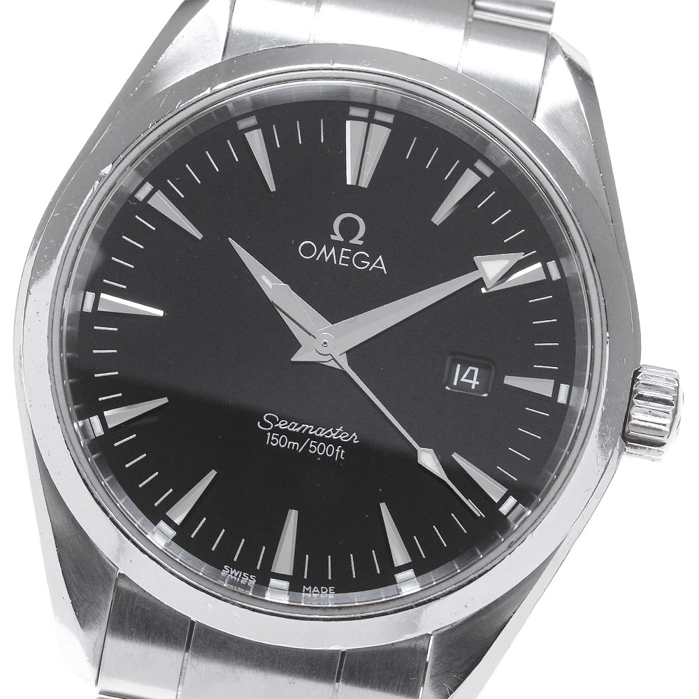 オメガ OMEGA 2517.50 シーマスター アクアテラ デイト クォーツ メンズ _846399【中古】