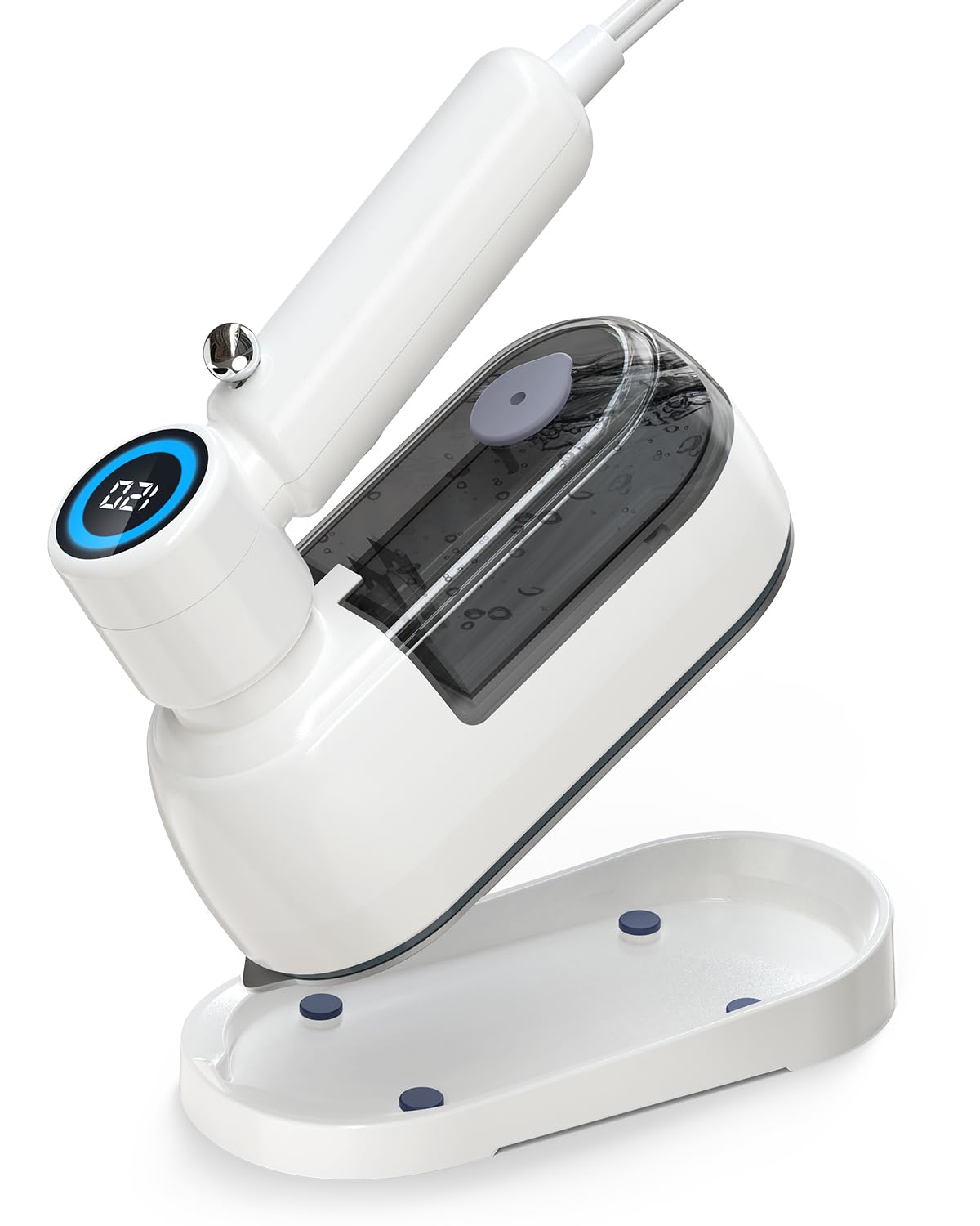 AooDen スチームアイロン 衣類スチーマー ハンガーにかけたまま 360 Degreeパワフル 高温スチーム 3段階温度調節 15秒立ち上がり 温度表示 カセット式水タンク 連続スチーム 自動OF