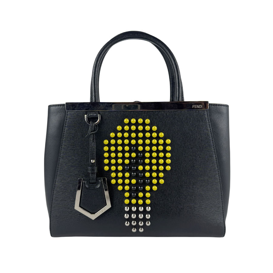 フェンディ FENDI ハンドバッグ ショルダーバッグ プチ トゥージュール レザー ブラック レディース 8BH253-67K z5895