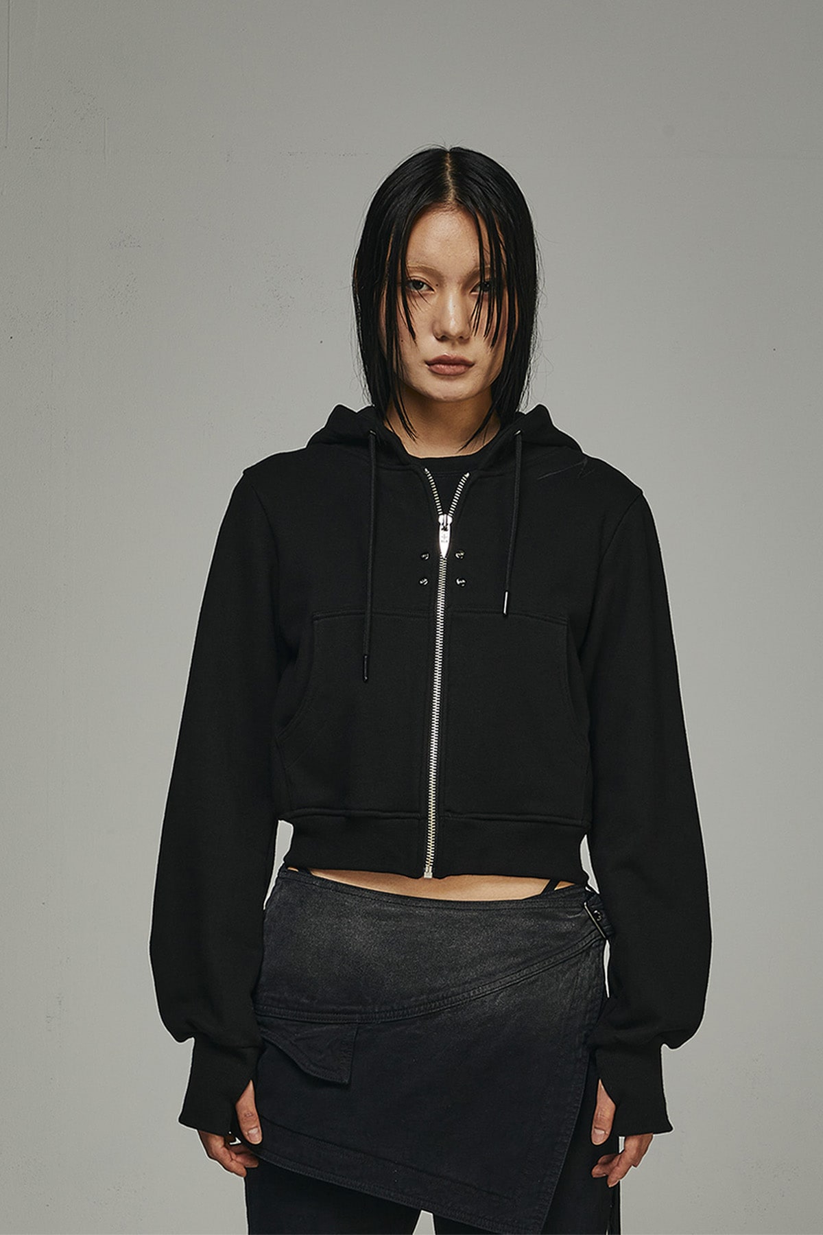 【BLR】 BLR RIVET ESSENTIAL HOODIE ZIP-UP