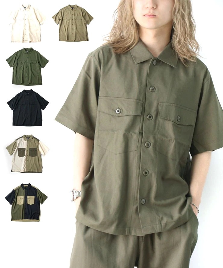 半袖 シャツ メンズ 麻レーヨン シャツ G521720 メンズ レディース 大きいサイズ 大きいサイズ 春 夏 春夏