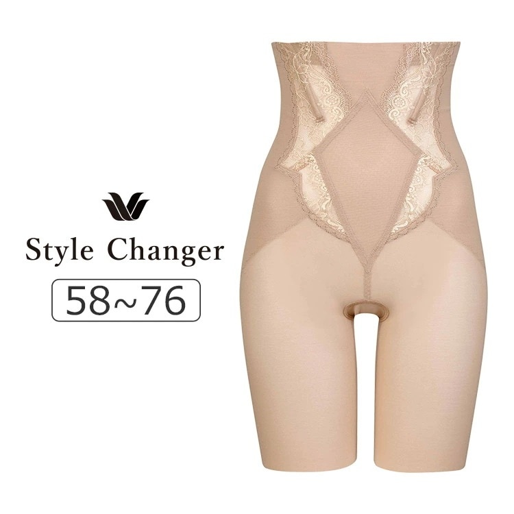 ワコール Style Changer 高補整 ロングガードル ハイウエスト ロング丈 58S/64M/70M/76L GQC700 16,809円