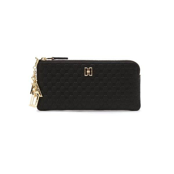ブラック DD ロゴパターン スリムジッパー長財布 DCWA6E518_s
