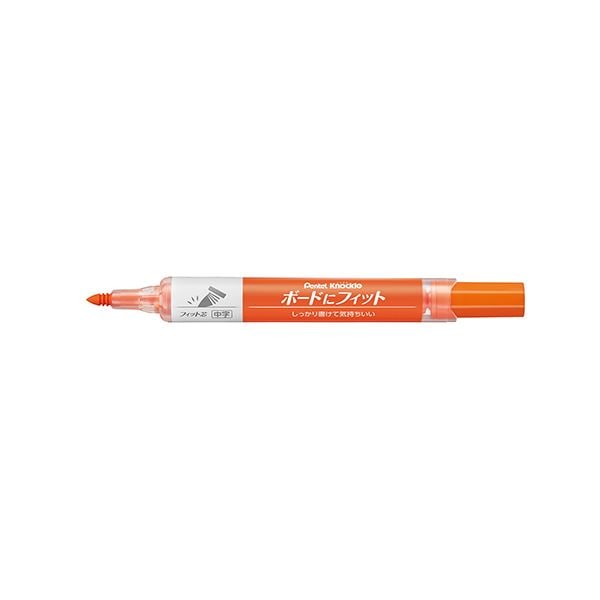 (まとめ) ぺんてる ボードマーカーノックル EMWL5SBF-F 中字 橙 (×30セット)