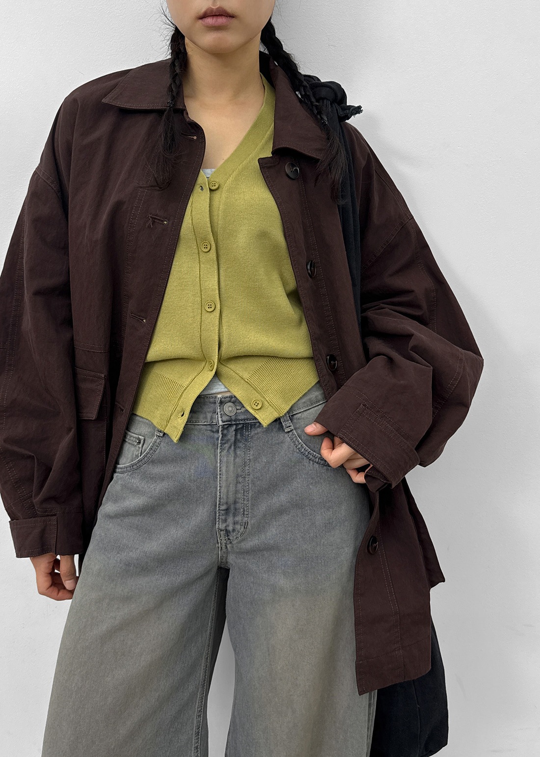 ティプビッグポケットオーバーフィットワイルドジャケット