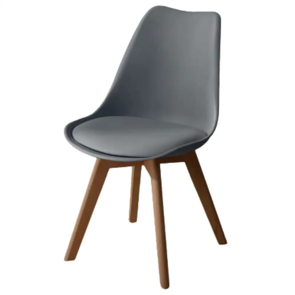 632【1脚単品販売 】ダイニングチェア イームズチェア クッション付き デスクチェア 天然木脚 北欧 座り心地いい おしゃれ 高反発ウレタン 可愛い イームズ椅子