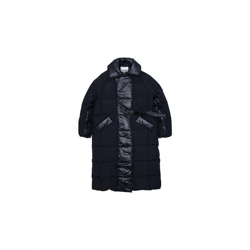GANNI ガニー コート ヘリンボーン ベルト付き ポケット 関税込 ADAM ET ROPE'｜【GANNI(ガニー)】 Tech Seersucker Oversized