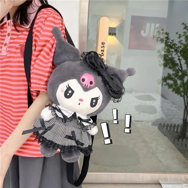 サンリオリュックサックかわいいダーククロミぬいぐるみバッグ美楽ティぬいぐるみ女の子ランドセル