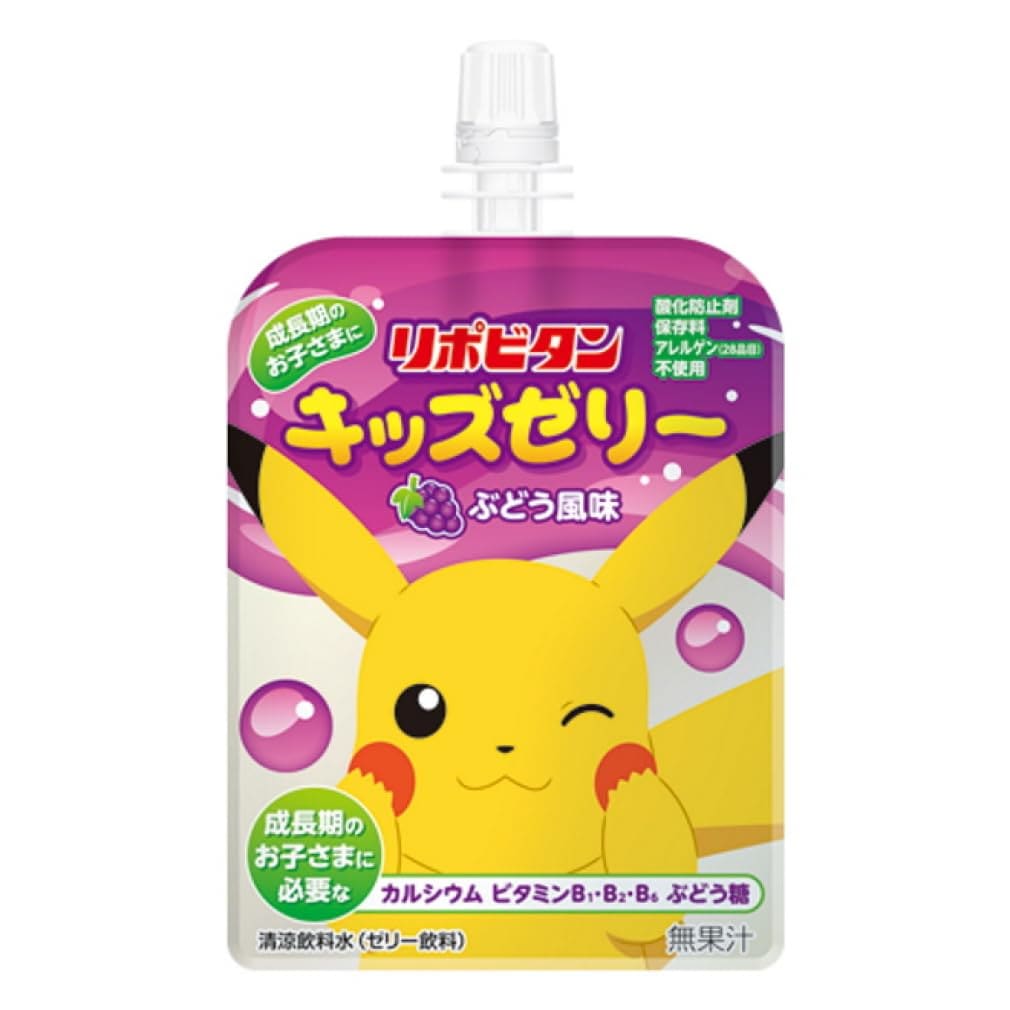 【熱中症対策にも】リポビタンキッズゼリー ぶどう風味 125g×30個 大正製薬 保存料・酸化防止剤不使用 アレルゲン(28品目)不使用 カルシウム・ビタミンB群・ブドウ糖配合