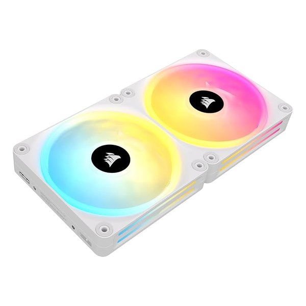 iCUE LINK QX140 RGB スターターキット White 140mm PWM RGB PCケースファン CO-9051008-WW