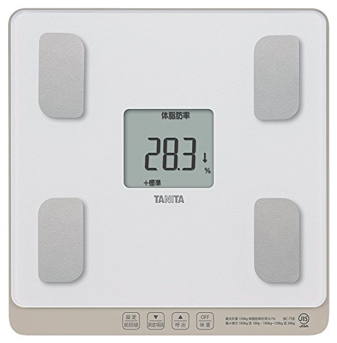 タニタ(Tanita) 体組成計 自動認識 乗るピタ機能で簡単測定/マイサポ機能で測定応援 BC-758-WH ホワイト
