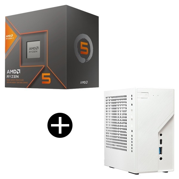 Ryzen 5 8600G BOX With Wraith Stealth Cooler CPU + ASRock DeskMini X600/W/BB/BOX/JP ベアボーン セット