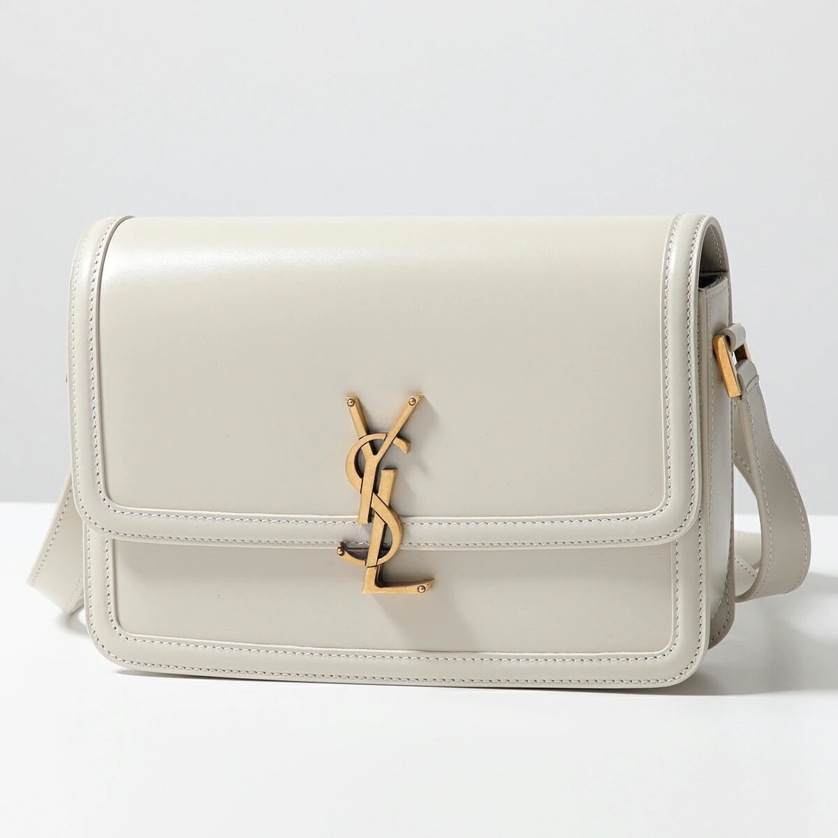 SAINT LAURENT サンローラン ショルダーバッグ SOLFERINO M ソルフェリーノ ミディアム 634305 0SX0W レディース カサンドラロゴ 鞄 9207/CREMA-SOFT