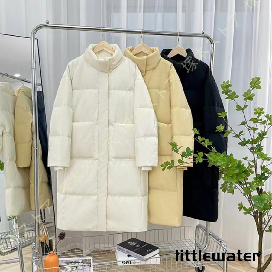 ダウンジャケット レディース 中綿 立つ襟 ロングダウン ジャケット ファー ロングダウンコート ダウンレディース ダウンコート 秋冬 大きいサイズ ロング