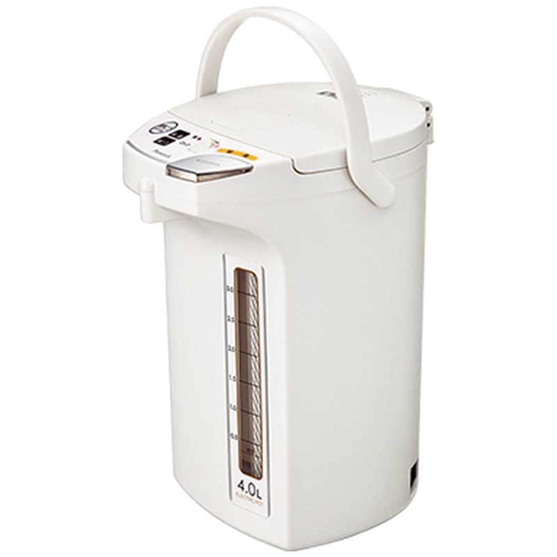 ピーコック　電気ポット 4.0L 電動給湯式 ホワイト　WMJ-40-W
