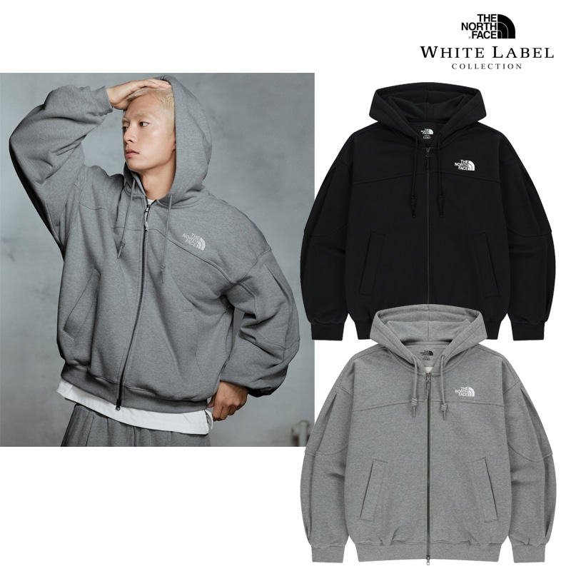 NJ5JR50 韓国限定ライン DAYOFF HOOD ZIP UP 2025年新作 裏起毛 保温 ソフト ストレッチ ジップ 調節紐 ポケット リブ袖 秋冬 ユニセックス タウンユース 軽量