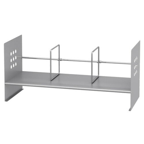 （まとめ買い）ブックスタンド H型 間口60cm シルバー BS-600H [x3]