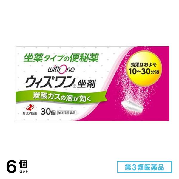 第３類医薬品 ウィズワン坐剤 30個 6個セット