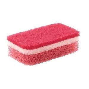 （まとめ）オーエ キレッシュ ソフトスポンジ ピンクイエロー （食器洗い） [240個セット]