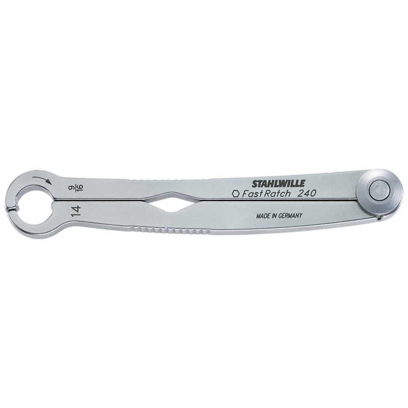 STAHLWILLE　ファストラッチレンチ 240 13mm×1/2　240-13X1/2
